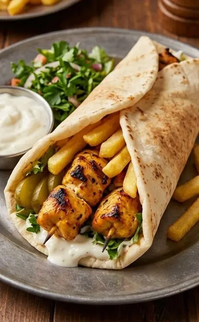 Chicken Shish Taouk Sandwich